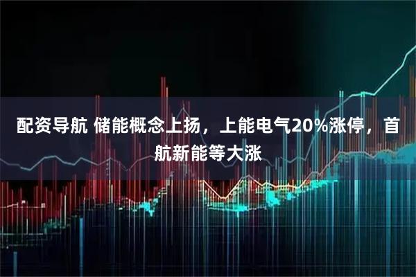 配资导航 储能概念上扬，上能电气20%涨停，首航新能等大涨