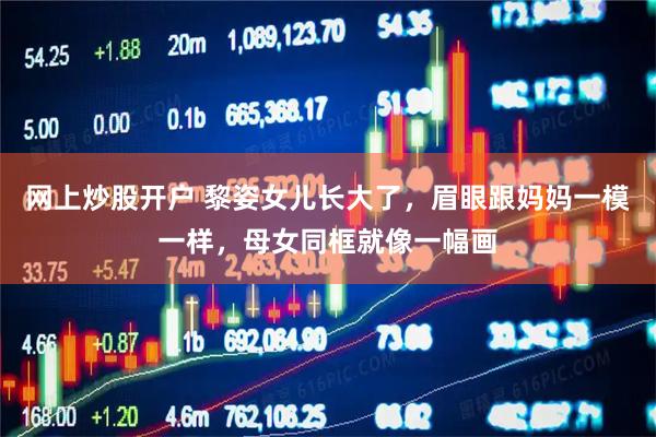 网上炒股开户 黎姿女儿长大了，眉眼跟妈妈一模一样，母女同框就像一幅画